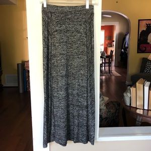 LOFT Lou and Grey Black Maxi Skirt